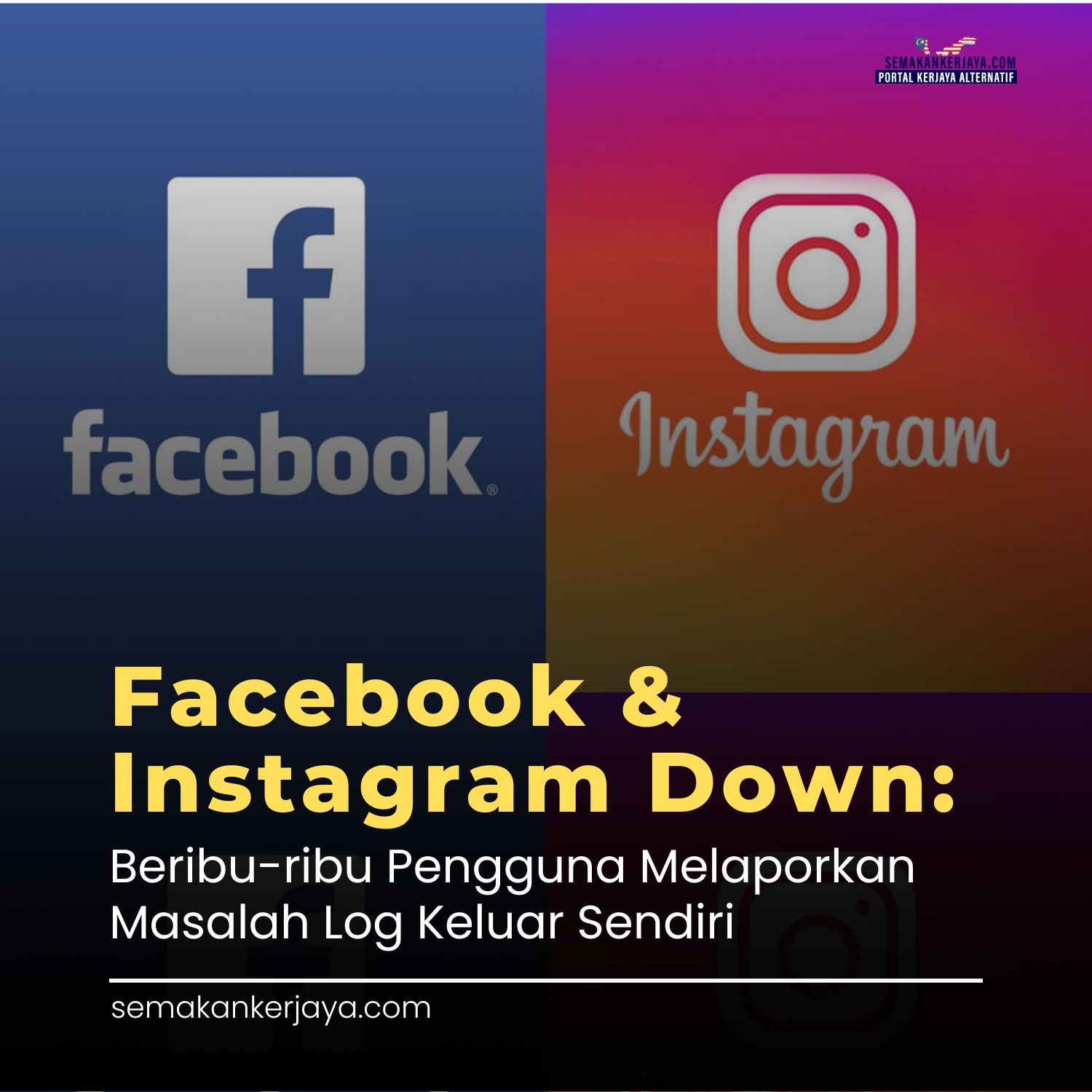 Facebook dan Instagram Down